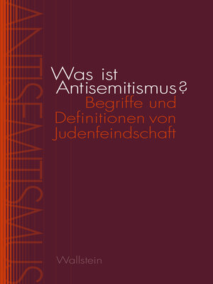 cover image of Was ist Antisemitismus?